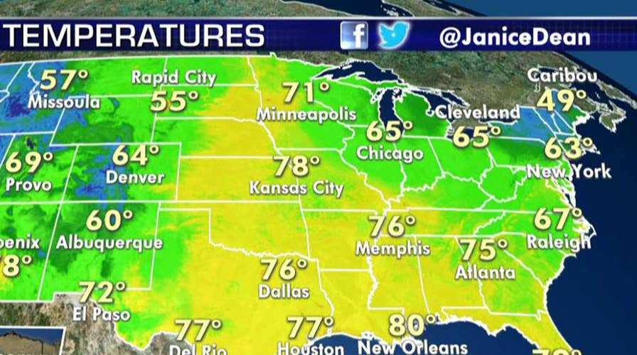 National forecast for Tuesday, September 17