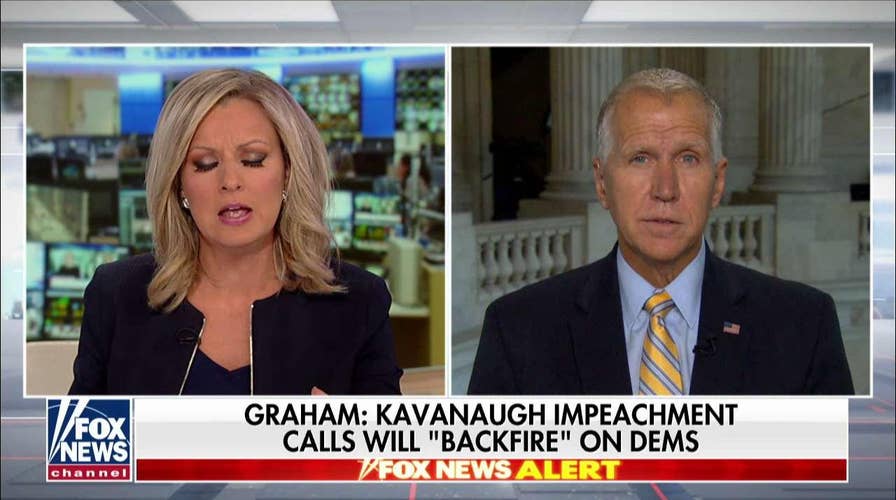 NYT story on Brett Kavanaugh is just 'another liberal media mob hit,' says Sen. Thom Tillis