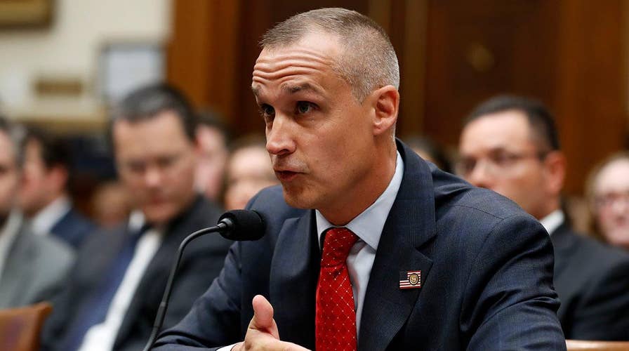 Democratic lawmakers press Corey Lewandowski over Trump request to deliver message to Sessions