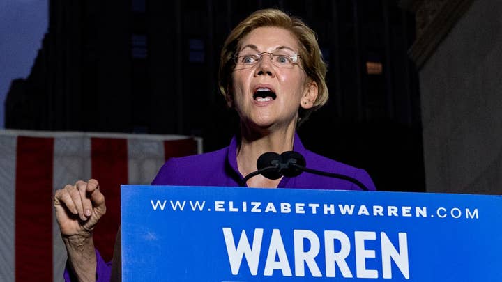 Elizabeth Warren struggles to explain how she will pay for her 'Medicare-for-all' plan.