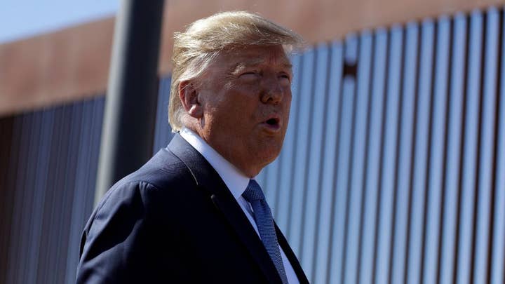 Trump praises 'Rolls-Royce version' of the border wall construction