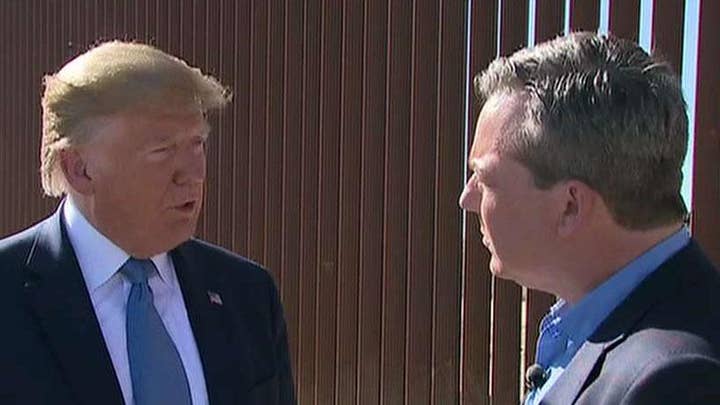 Exclusive: President Trump talks to Fox News' Ed Henry at the southern border