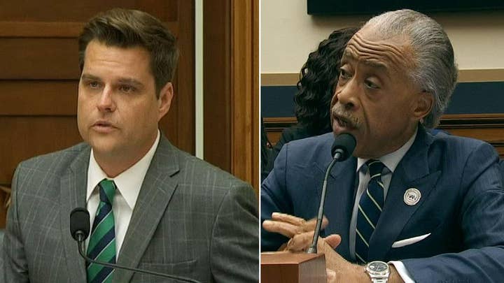 GOP Rep. Matt Gaetz, Al Sharpton clash over anti-Semitism accusation at hearing