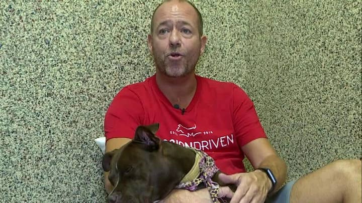 Kansas Man moves into dog shelter to help dog get adopted