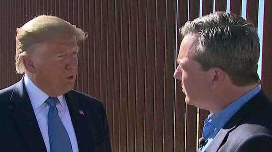Exclusive: President Trump talks to Fox News' Ed Henry at the southern border