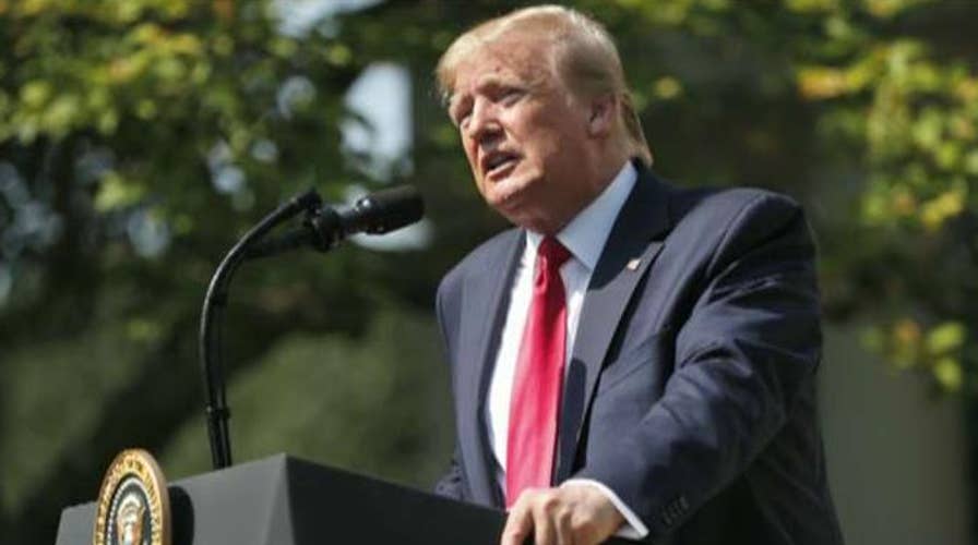 Trump slams whistleblower report as 'fake news'