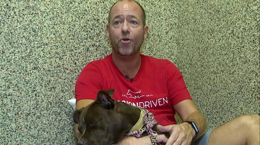 Kansas Man moves into dog shelter to help dog get adopted