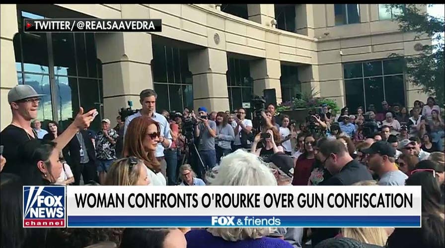 Woman confronts Beto on gun confiscation at town hall: 'I'm here to say, hell no you're not'