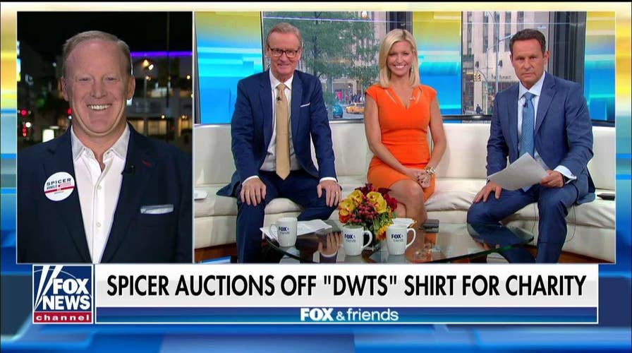 Sean Spicer auctioning famous 'Dancing With the Stars' shirt to benefit injured veterans