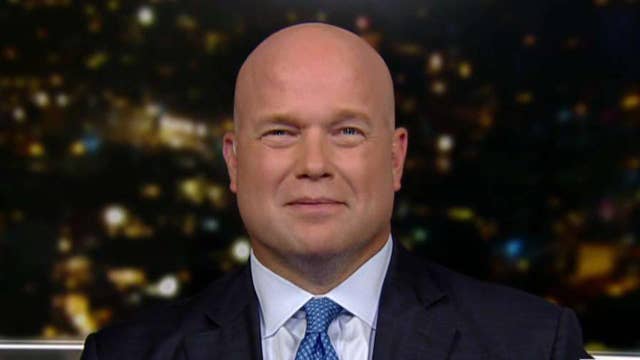 Matt Whitaker blasts Trump whistleblower: scurrilous and cowardly | On ...