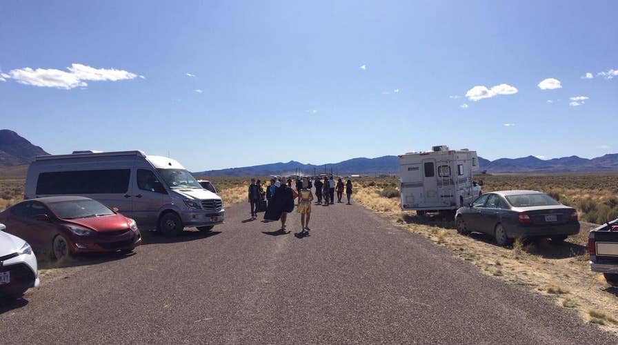 ‘Storm Area 51’ has alien ‘believers’ mostly standing near the gate