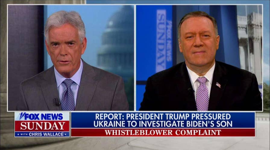 Pompeo hopes government can 'get to the bottom' of Biden's possible wrongdoing