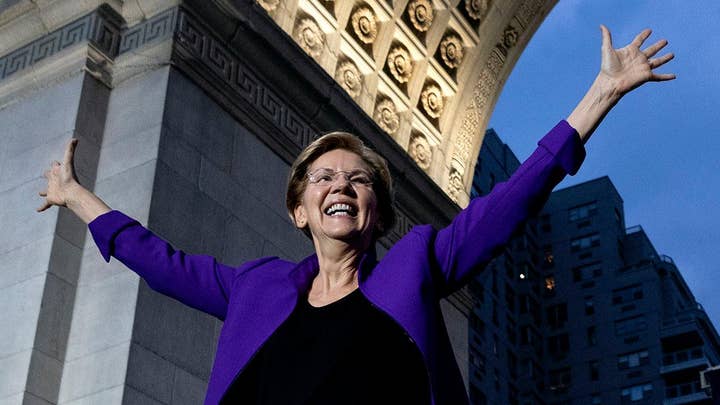 Elizabeth Warren downplays lead in Iowa poll
