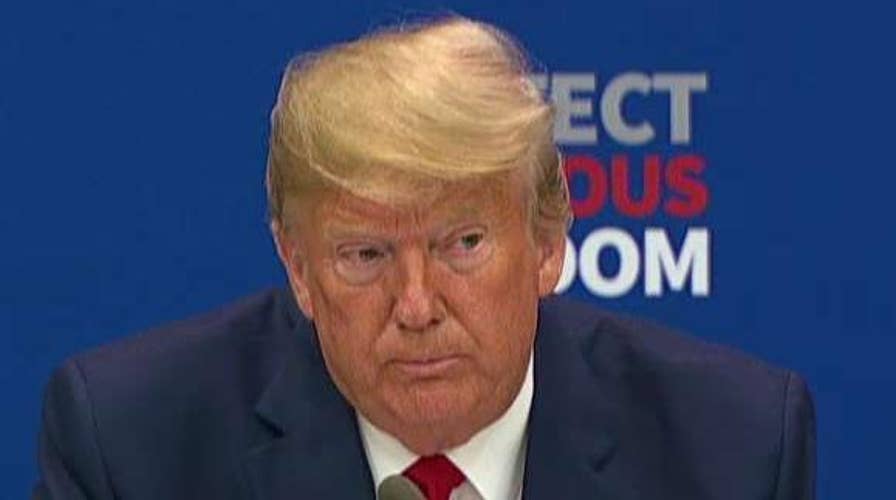 President Trump calls on the nations of the world to end religious persecution