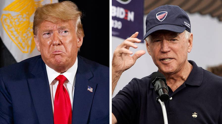 Trump and Biden clash over whistleblower claim