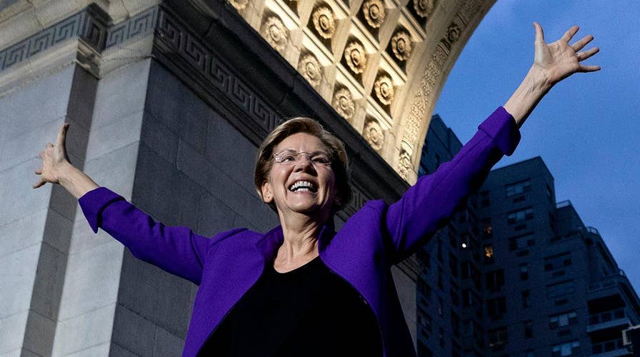 Elizabeth Warren downplays lead in Iowa poll