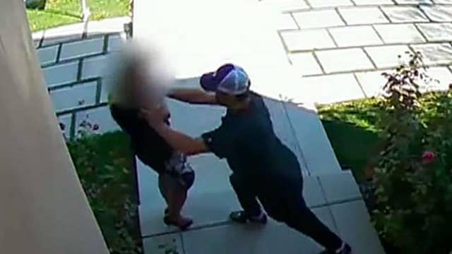 Violent attack on real estate agent caught on camera