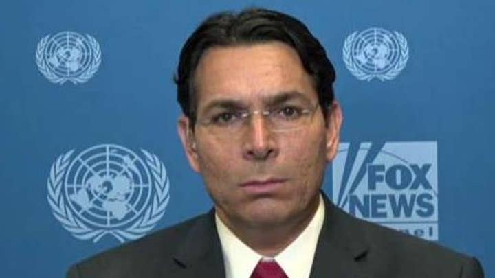Israeli Amb. Danny Danon says Israel is grateful for President Trump's support, calls for increased pressure on Iran