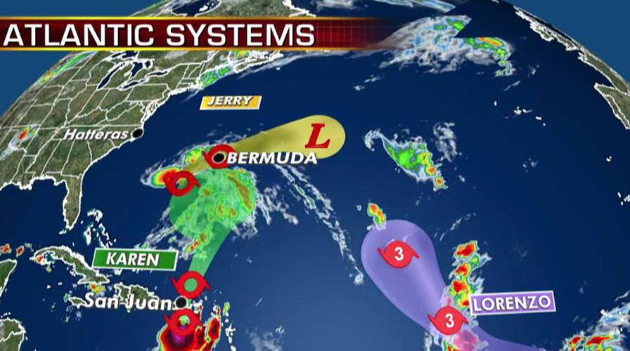 National forecast for Tuesday, September 24: Tracking three named storms in the Atlantic