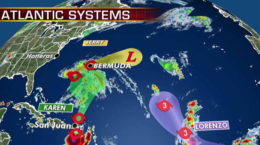 National forecast for Tuesday, September 24: Tracking three named storms in the Atlantic