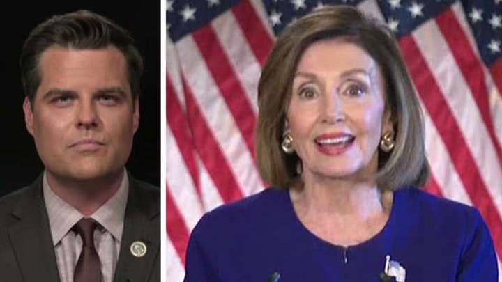 Gaetz: Pelosi's call for impeachment inquiry was unpatriotic