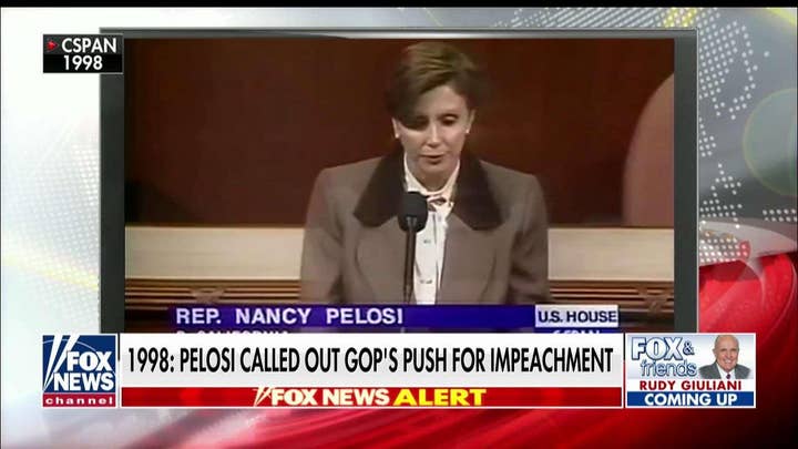 Nancy Pelosi on Bill Clinton's impeachment in 1998: 'Republicans are paralyzed with hatred'