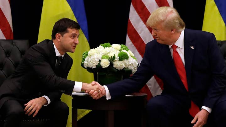 Ukrainian President Zelensky on phone call with President Trump: Nobody pushed me