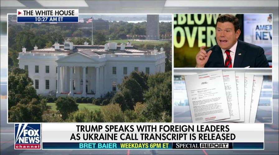Bret Baier: Dems will argue Ukraine call transript shows 'implied' quid pro quo by Trump