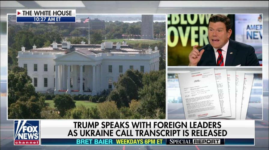 Bret Baier: Dems will argue Ukraine call transript shows 'implied' quid pro quo by Trump