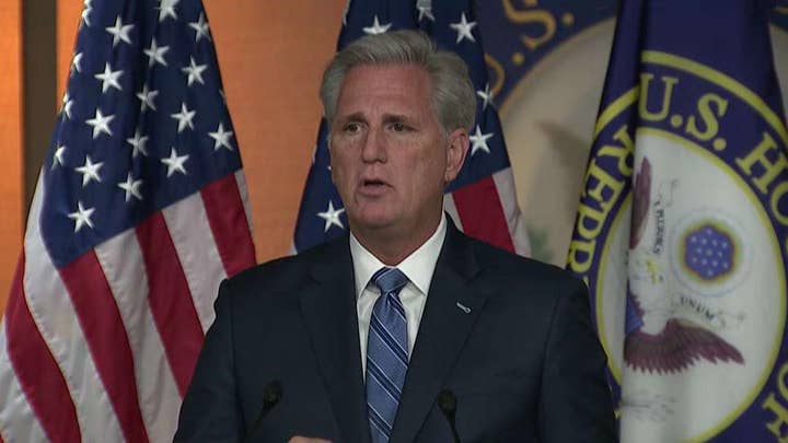Nancy Pelosi accuses White House of hiding Ukraine call as Kevin McCarthy defends President Trump