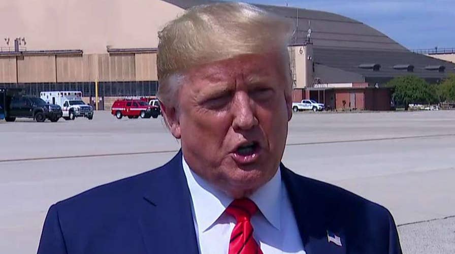 President Trump slams whistleblower controversy as 'another witch hunt'