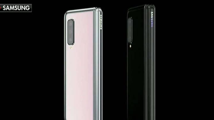 Samsung's new foldable smartphone hits store shelves