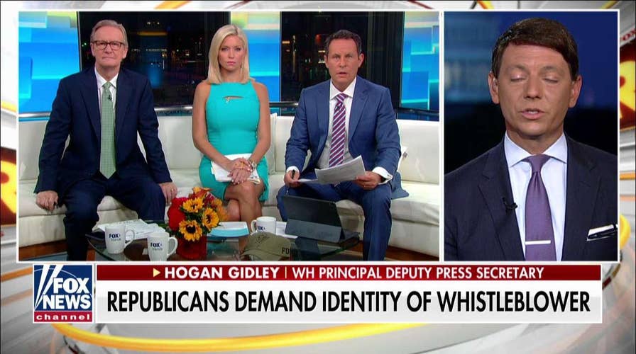 Hogan Gidley responds to reports that White House officials were 'deeply disturbed' by Ukraine call