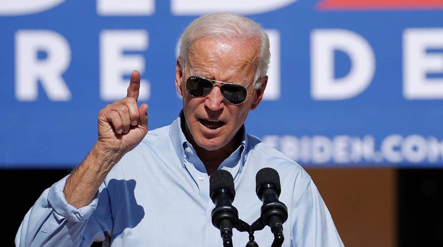 Biden holds first campaign event after transcript release