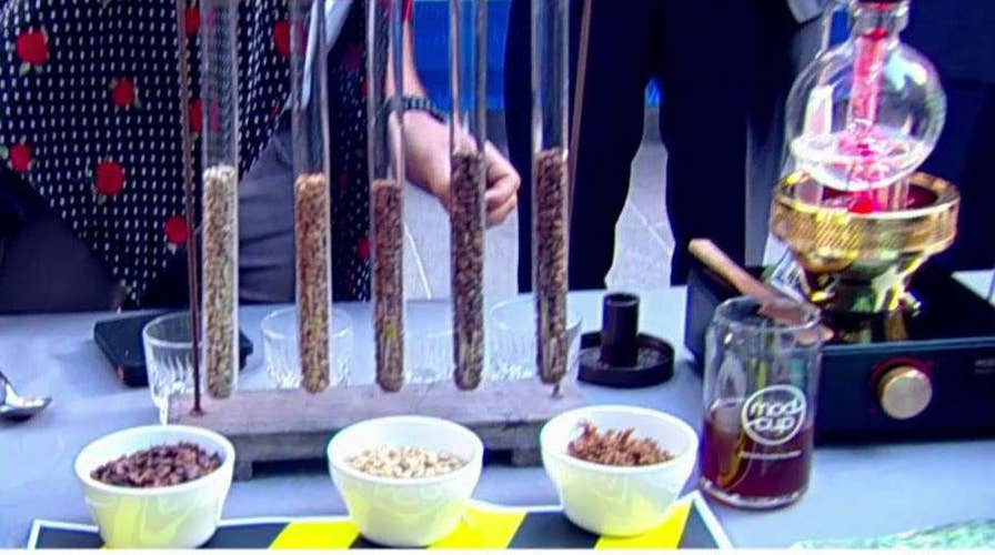 'Fox & Friends' samples different types of coffee on the Fox Square