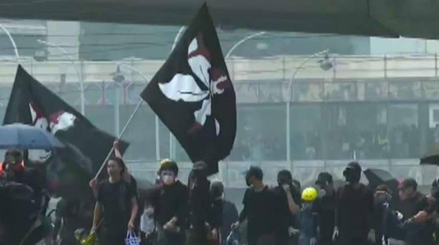 13 injured in Hong Kong protest
