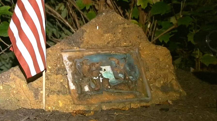 Bronzes plaques detailing Sept. 11th timeline stolen