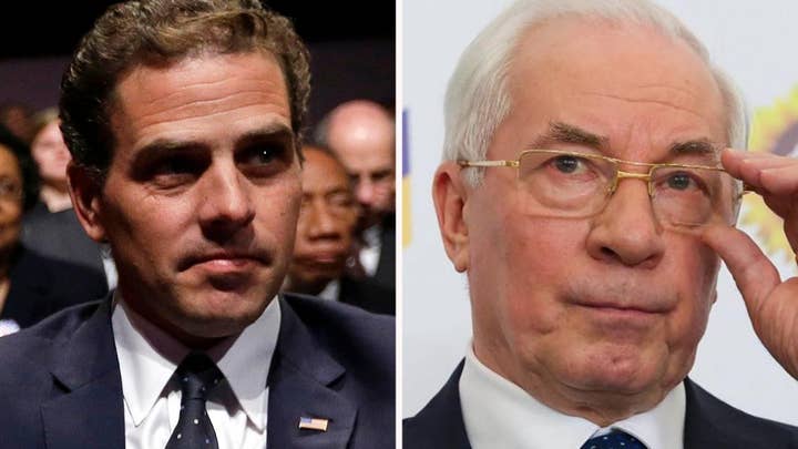 Ukraine's former prime minister says Hunter Biden must be investigated
