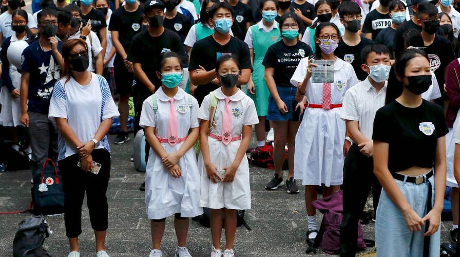 Violence escalates in Hong Kong ahead of China's National Day