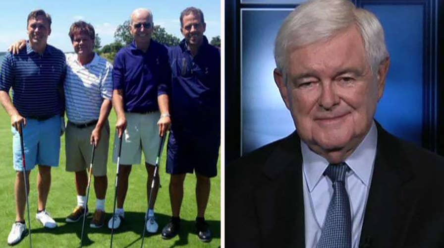 Newt Gingrich on Joe Biden's claim that he never discussed son's overseas business dealings