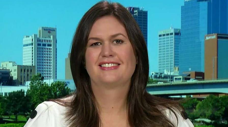 Sarah Sanders says President Trump should be celebrated for draining 'the swamp,' not impeached