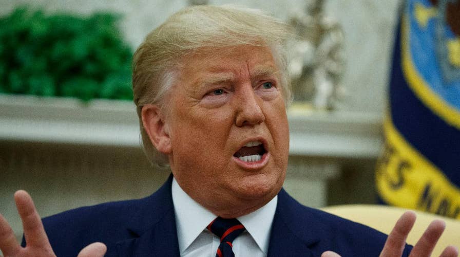 Trump says Schiff's parody of the Ukraine transcript should be 'treasonous'