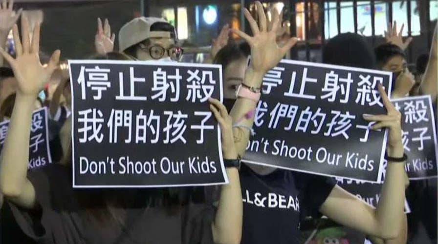 Hong Kong protests erupt after police shooting of teenage demonstrator