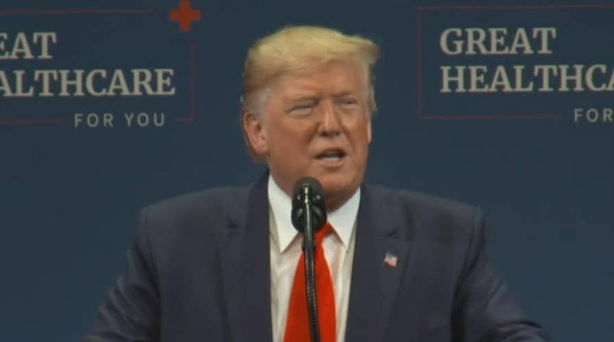 President Trump slams Medicare-for-all proposals, 'admonishes' supporter for yeling 'lock her up'