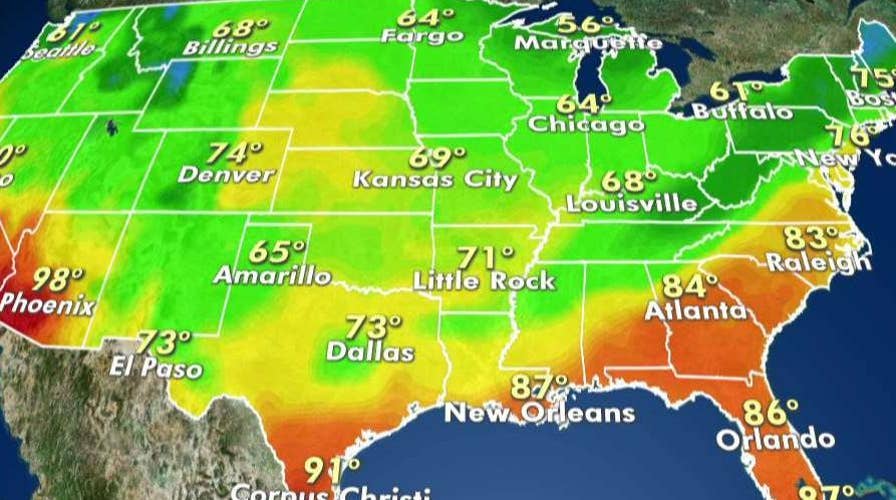 National forecast for Saturday, October 5