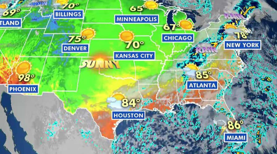 National forecast for Monday, October 7
