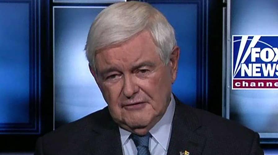 Newt Gingrich on Trump's strategy against impeachment inquiry, Clinton saying she could beat Trump 'again'