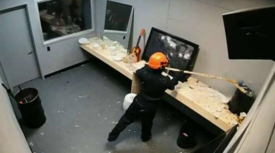 Wells Fargo Center unveils 'rage room' where fans can break stuff and unleash anger