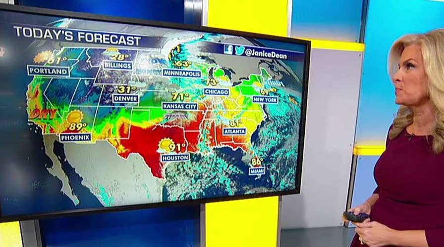 National forecast for Thursday, October 10