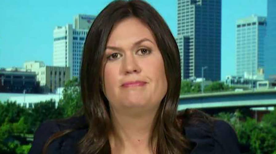Sarah Sanders says President Trump wants to ensure the US doesn't get stuck in another endless war